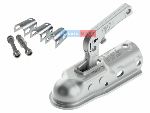 Coupling hitch for braked - for,