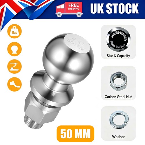 50mm tow ball with - ball,